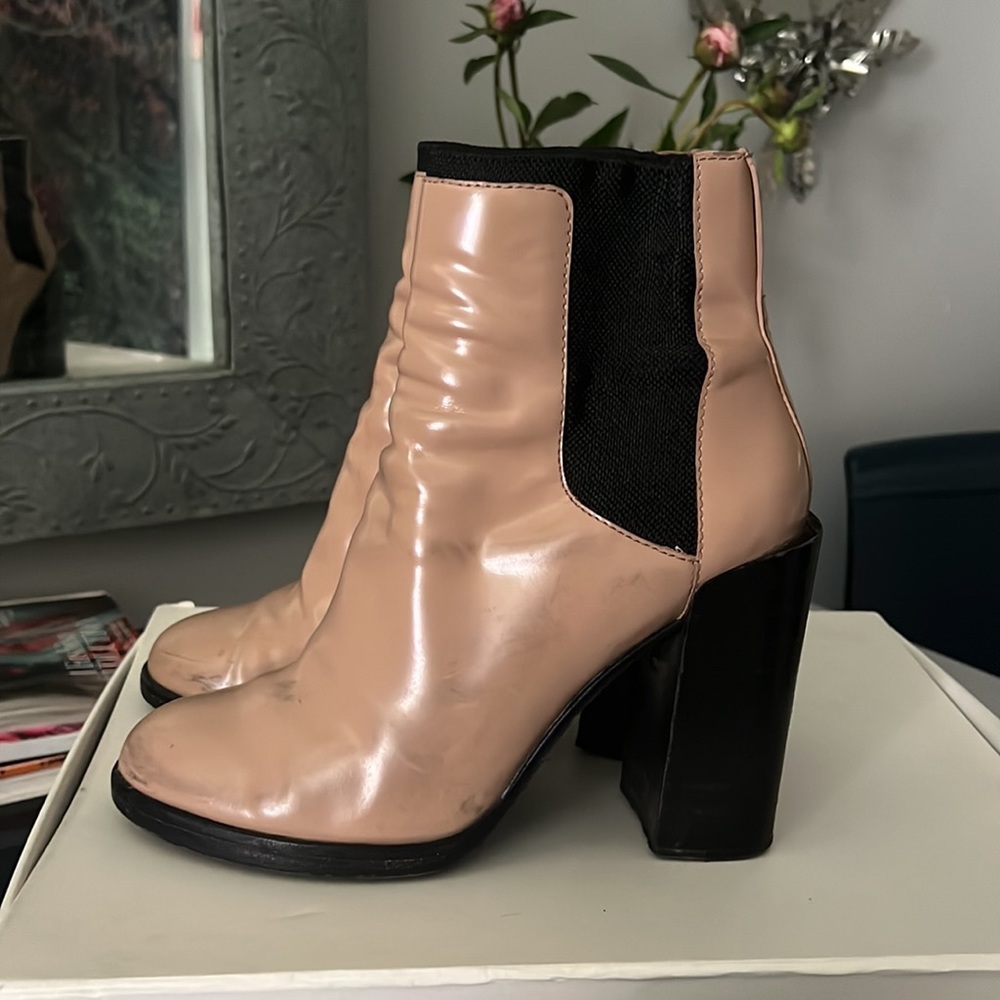 Stylish nude Philipp Lim boots, light wear great heel very comfortable